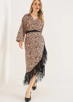 Blusa Brigida stampata con colletto