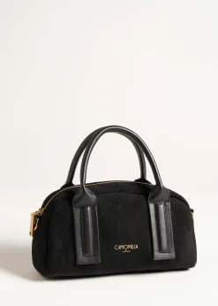 Borsa Blair a bauletto in ecocamoscio