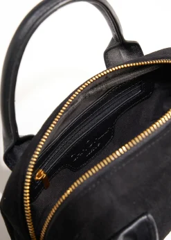 Borsa Blair a bauletto in ecocamoscio