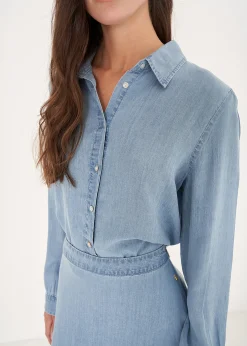 Camicia Carioka in cotone e lino