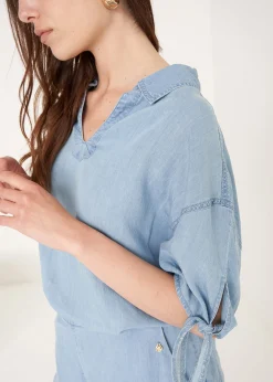 Camicia Comic effetto denim