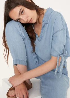 Camicia Comic effetto denim