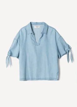 Camicia Comic effetto denim
