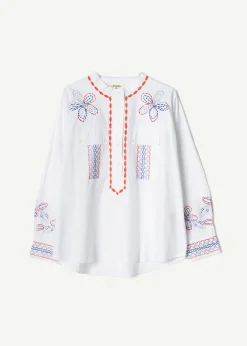 Camicia Cuore ricamata