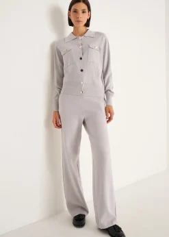 Cardigan Camilla con collo baby
