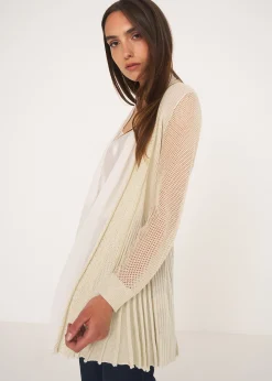Cardigan Caren in filo con cinta