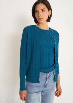 Cardigan Carry con bottoni Swarovski
