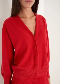 Cardigan Clarence con scollo a V
