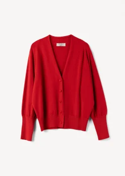 Cardigan Clarence con scollo a V