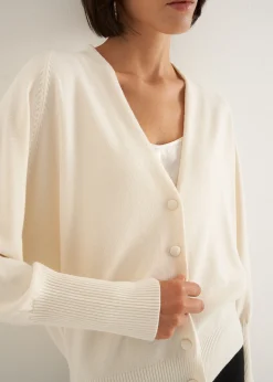 Cardigan Clarence con scollo a V