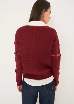 Cardigan Clod con paillettes