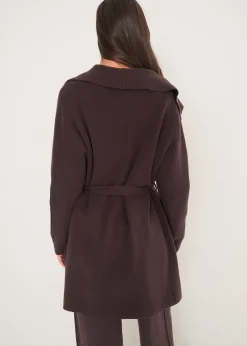 Cardigan Clotilde con collo a scialle