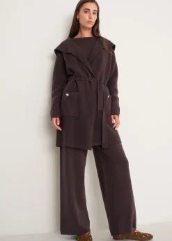 Cardigan Clotilde con collo a scialle