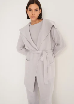 Cardigan Clotilde con collo a scialle