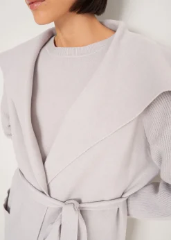 Cardigan Clotilde con collo a scialle