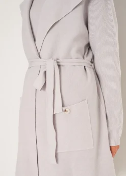 Cardigan Clotilde con collo a scialle