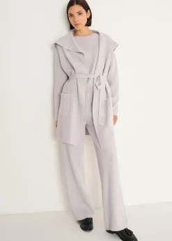 Cardigan Clotilde con collo a scialle
