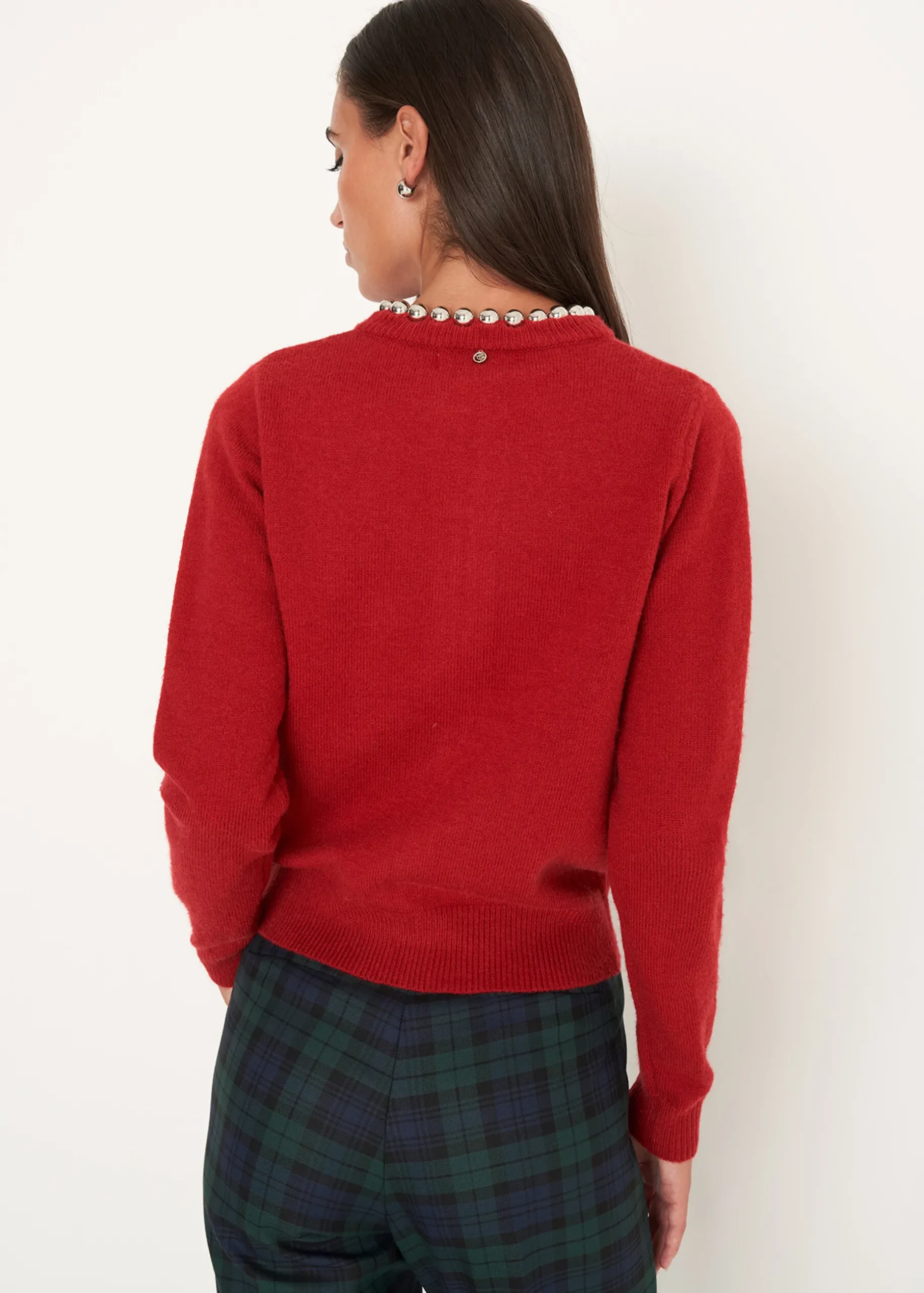 Cardigan Coeur con dettaglio gioiello
