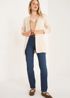 Cardigan Coral Midnight in filo