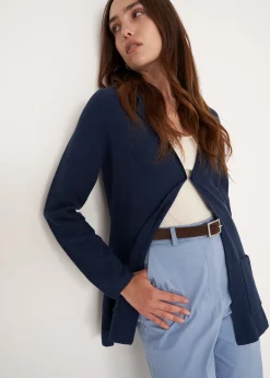 Cardigan Coral Midnight in filo