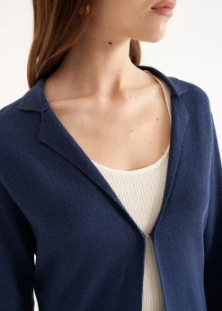 Cardigan Coral Midnight in filo