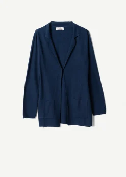 Cardigan Coral Midnight in filo