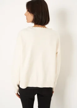 Cardigan Coy con perle applicate