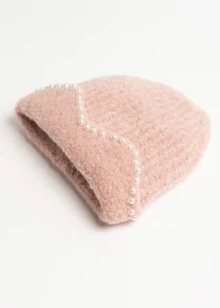 Cuffia Cylk con ricamo di perle