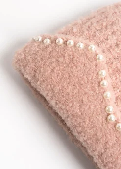 Cuffia Cylk con ricamo di perle