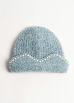 Cuffia Cylk con ricamo di perle