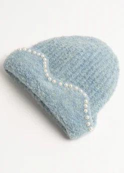 Cuffia Cylk con ricamo di perle