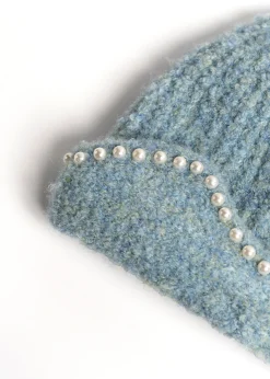 Cuffia Cylk con ricamo di perle