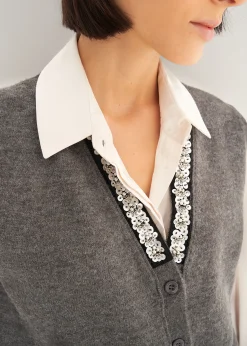 Gilet Gioel con paillettes