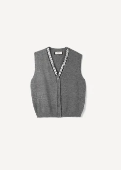 Gilet Gioel con paillettes