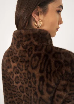 Giubbino Gennifer ecopelliccia animalier