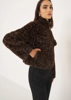 Giubbino Gennifer ecopelliccia animalier