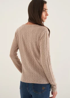 Maglia Maddie scollo a V con strass