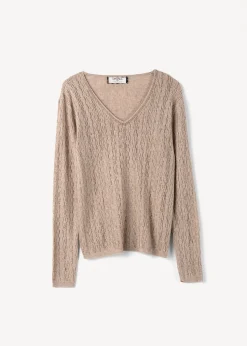 Maglia Maddie scollo a V con strass