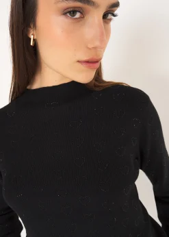Maglia Marsh con cuori strass