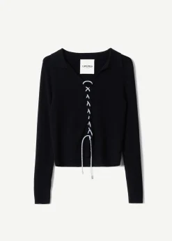 Maglia Melissa con laccetto strass
