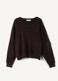 Maglia Monia con tasca sulla manica