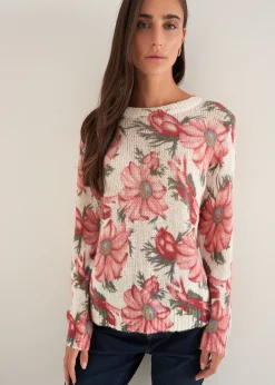 Maglia Monica con motivo floreale all over