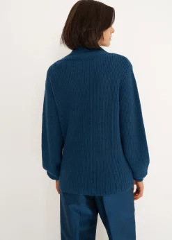 Maglione Miriam collo alto con bottoni