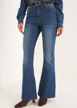 Pantalone denim Cindy modello flare