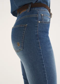 Pantalone denim Cindy modello flare