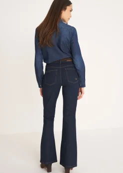 Pantalone denim Cindy modello flare