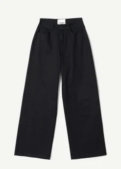 Pantaloni denim Daisy palazzo
