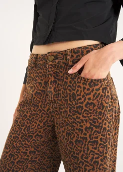 Pantaloni denim Daisy palazzo