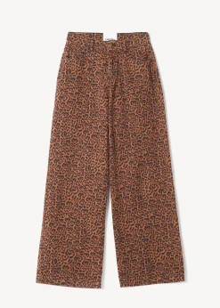 Pantaloni denim Daisy palazzo