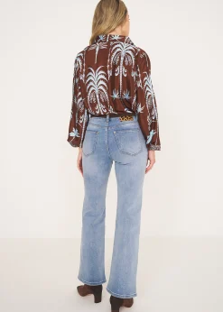 Pantaloni denim David palazzo